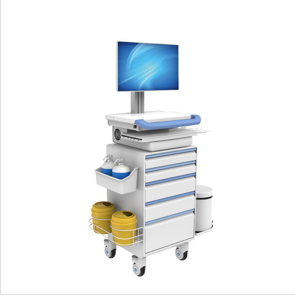 Tech-Ready Medication Cart with 5 Drawers – HSC-GPLB