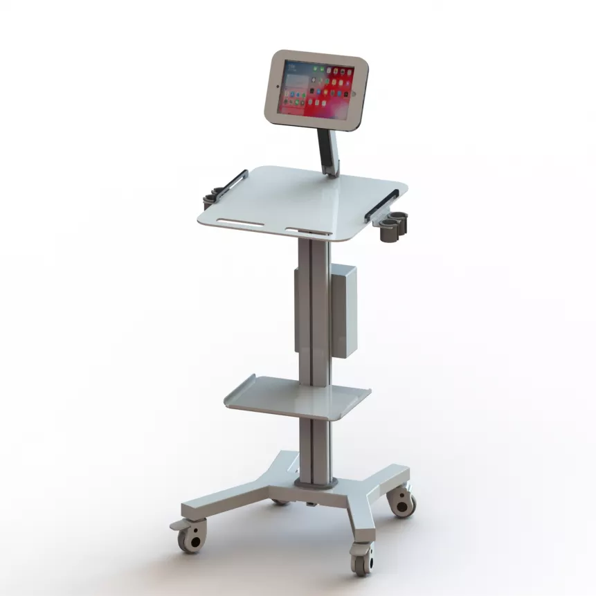 Medical tablet cart hospital clinic  workstation