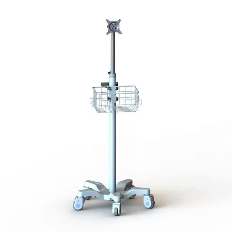 Customized Height Adjustable Patient Monitor Stand Rolling medical  cart