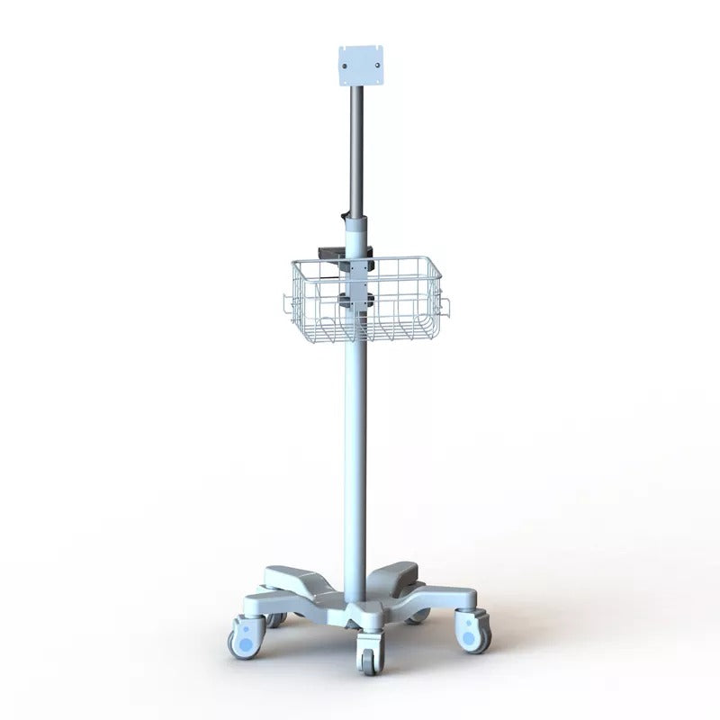 Height Adjustable Patient Monitor Stand /  Rolling medical computer  cart