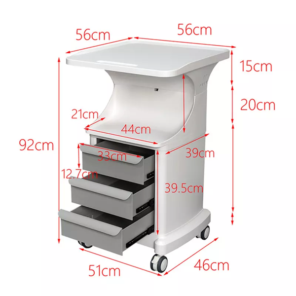 Mobile Trolley Cart Ultrasound Imaging Scanner Hospital StorageDental
