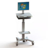 All in one workstation Height Adjustable Mobile Medical computer trolley Tablet VESA Hospital trolley for dental clinic