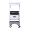 High Quality Mobile Medical Dental Trolley Cart with Two or One Drawer