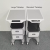 High Quality Mobile Medical Dental Trolley Cart with Two or One Drawer