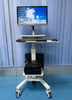 All in one workstation Height Adjustable Mobile Medical computer trolley Tablet VESA Hospital trolley for dental clinic