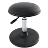 Ergonomic Height Adjustable Round Stool with Comfortable Seat, Work Stool Home Office Stool, Black (R804)