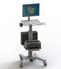 All in one workstation Height Adjustable Mobile Medical computer trolley