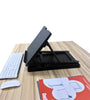Ergonomic Design Multi Level Height Adjustable Laptop Stand, Sit-stand, Table Top, Black