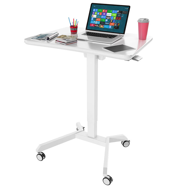 Mobile Standing Laptop Desk Converter Sit Stand Home Office Desk Workstation W/Height Adjustable from 30.3