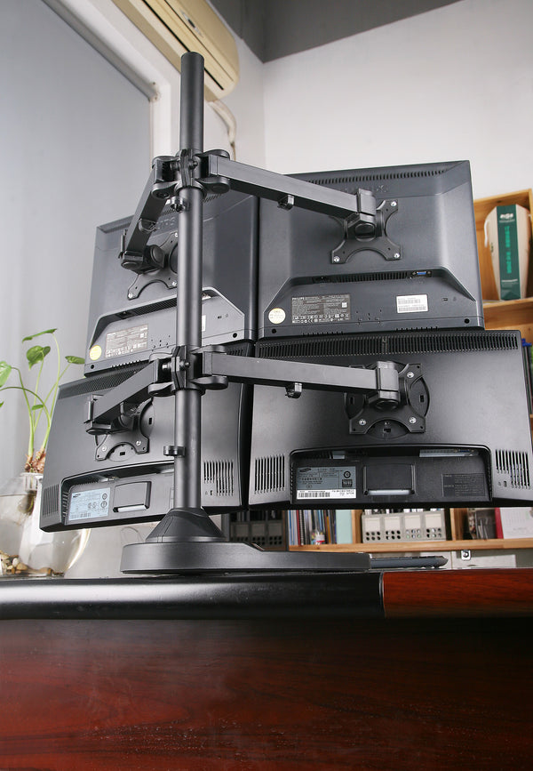 Freestaning Four Monitor Stand 4 MS - F
