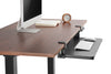 Clamp-On Adjustable Keyboard Tray, Under Desk Keyboard Tray, Improve Comfort Increasing Usable Desk Space, Black (KBD-C)