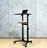 Mobile Laptop Desk Cart Height and Angle Adjustable Tilt Spliting  Laptop Stand Table