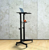 Mobile Laptop Desk Cart Height and Angle Adjustable Tilt Spliting  Laptop Stand Table