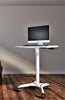 Instant Multi-Purpose Rolling Podium Lectern with Wheels Laptop Workstation, Height Adjustable Pneumatic Sit-Stand Mobile Laptop Cart