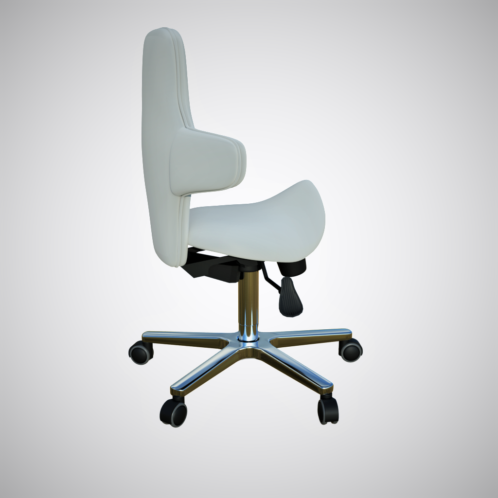 Saddle Sit Stand Office Chair Model With tilting Back Rest