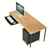 Premium Extra Wide 28” Pull-out Keyboard tray with Wrist Rest R46