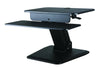 黑色高度可調店燃氣彈簧監測儀，桌面坐在展台工作站轉換器（型號RDF）