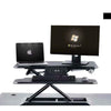 Electric Sit Stand Workstation Standing Desk Converter-Pain free Adjustments (RTEL)