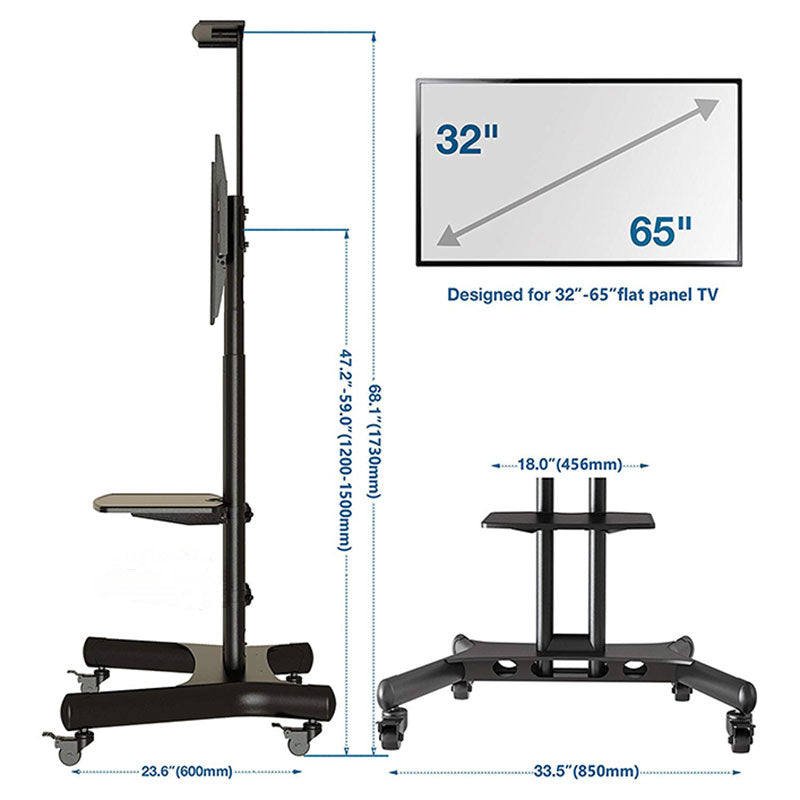 Economical Floor TV Trolley (for Home & Commercial Use) H04