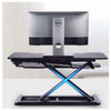 Electric Sit Stand Workstation Standing Desk Converter-Pain free Adjustments (RTEL)