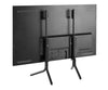 極簡主義設計通用桌面y形電視站與塑料端蓋大多數37“到70”英寸液晶電視，VESA高達800 x 400，黑色