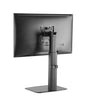 高大的自由站立單純顯示器桌架，氣動彈簧高度可調顯示器臂，可用於32英寸 - 黑色