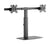 Freestanding Pneumatic Vertical Lift Dual Monitor Stand - Adjustable Monitor Mount, Fits 2 Screens up to 27 Inch, Holds up to 6 kgs per Arm
