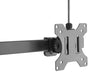 Freestanding Pneumatic Vertical Lift Dual Monitor Stand - Adjustable Monitor Mount, Fits 2 Screens up to 27 Inch, Holds up to 6 kgs per Arm