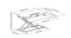Instant Standing Desk Sit-Stand Desk Converter for Laptop, 1 or 2 Desktop, Stepless Any height lock Height Adjustable, Ergonomic, Gas Spring Arm, Free Standing, Easy Installation
