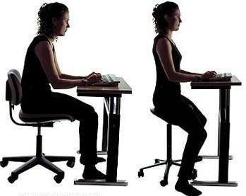Ergonomic Adjustable Rolling Active Chair, Saddle Seat and AngleAdjustment, Black (E4008)